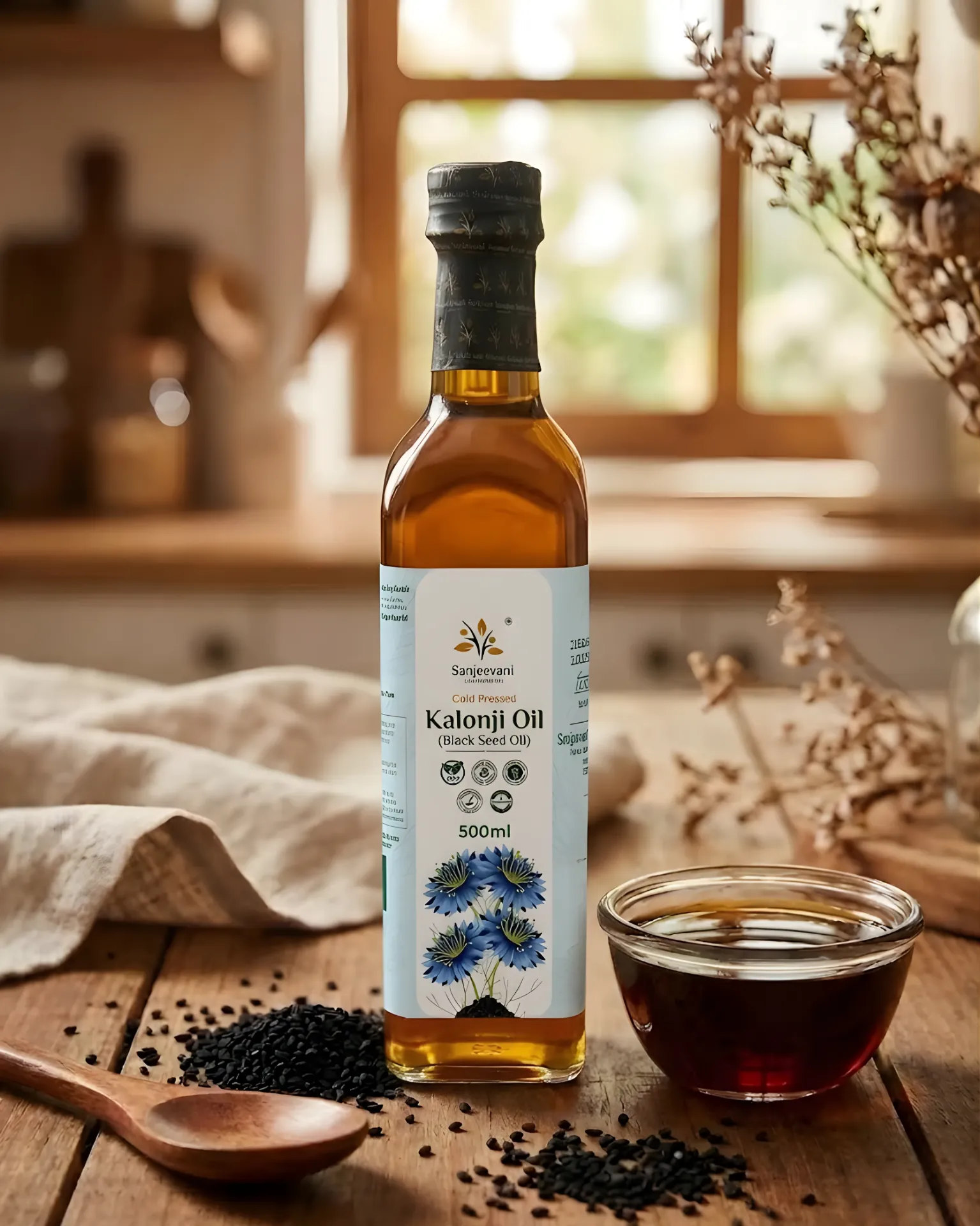 Sanjeevani Cold Pressed Kalonji Oil 500ml